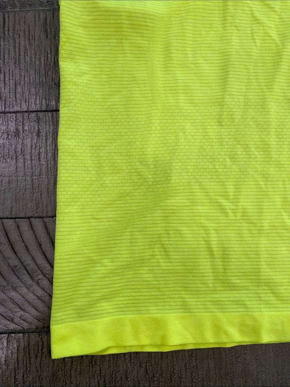 lululemon athletica Neon Yellow Racerback Tank